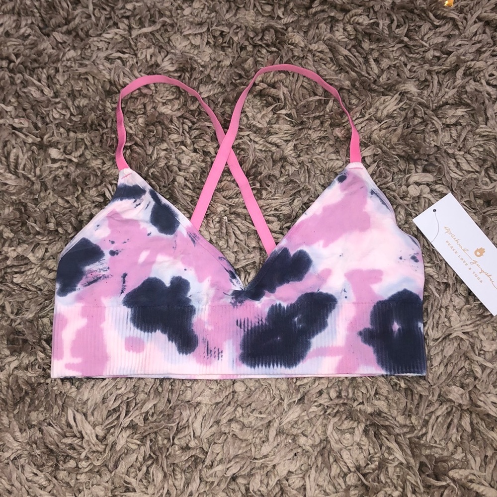 Tie dye bra
